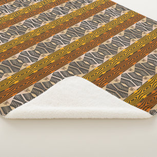 Manta Sherpa modelo tribal africano étnico