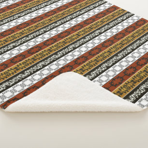 Manta Sherpa modelo tribal africano étnico