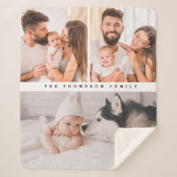 Moderna familia de hogar simple personalizada mult