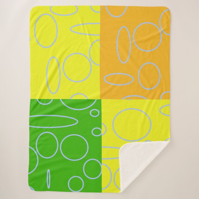 Manta Sherpa Moderno de alta escala (Anverso)