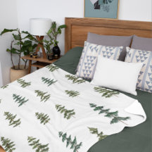 Moderno Invierno | Patrón de árbol de Navidad