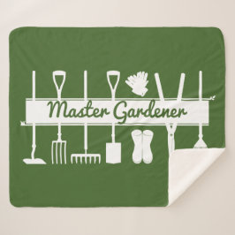 Manta Sherpa Moderno jardín maestro verde forestal