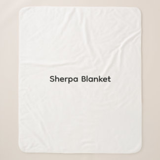 Manta Sherpa Moderno Personalizado con tu Foto o Texto