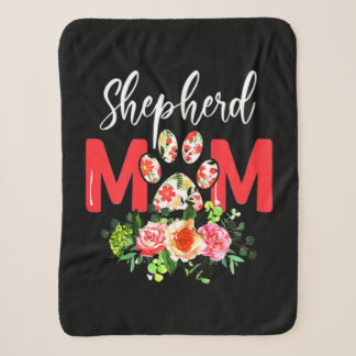 Manta Sherpa Mom Cute German Shepherd