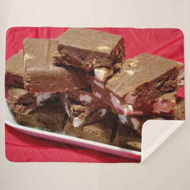 Manta Sherpa momcherrymarshmallowfudge (Anverso (horizontal))