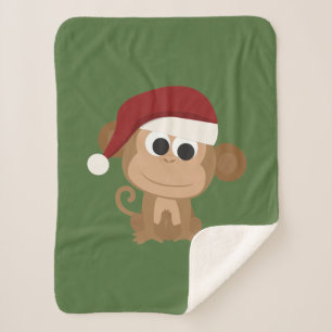 Manta Sherpa Monkey Fleece Blanket