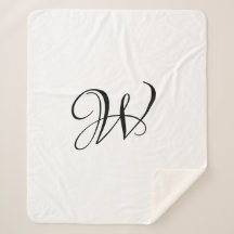 Monograma elegante de escritura personalizado en b