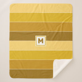 Manta Sherpa Monograma personalizado