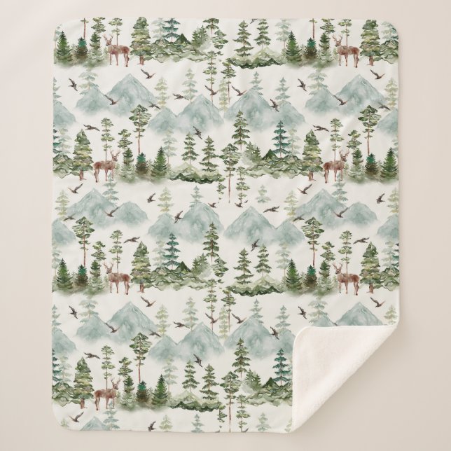 Manta Sherpa Montaña Sherpa Blanket (Anverso)