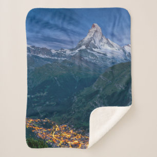 Manta Sherpa Montañas Matterhorn, Zermatt, Alpes suizos