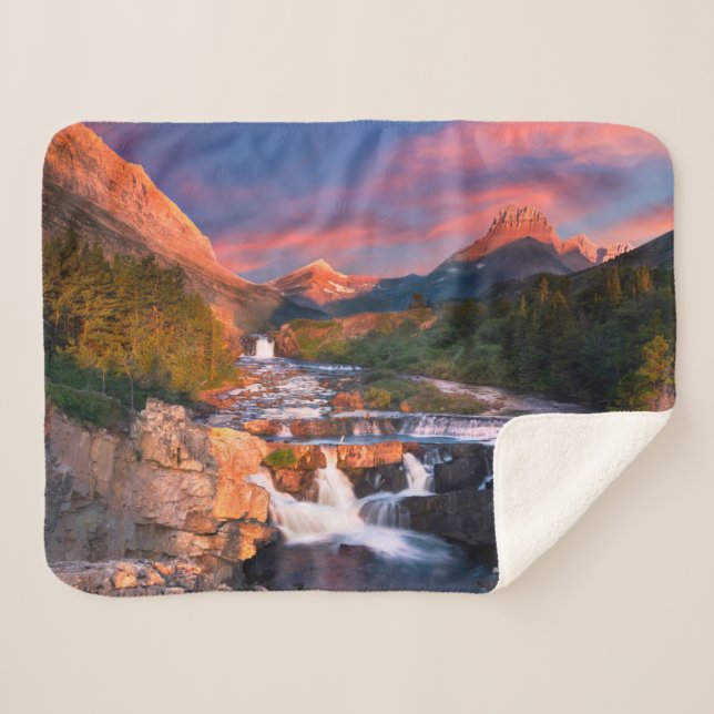 Manta Sherpa Montañas | Parque nacional Glacier, Montana (Anverso (horizontal))