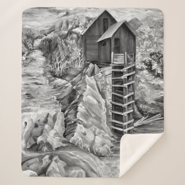 Manta Sherpa Montañas Rocosas de Colorado (Anverso)