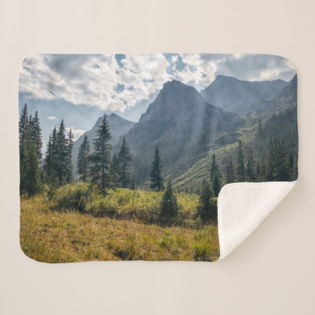 Manta Sherpa Montañas | Silvicultura de la Santísima Cruz, Colo (Anverso (horizontal))