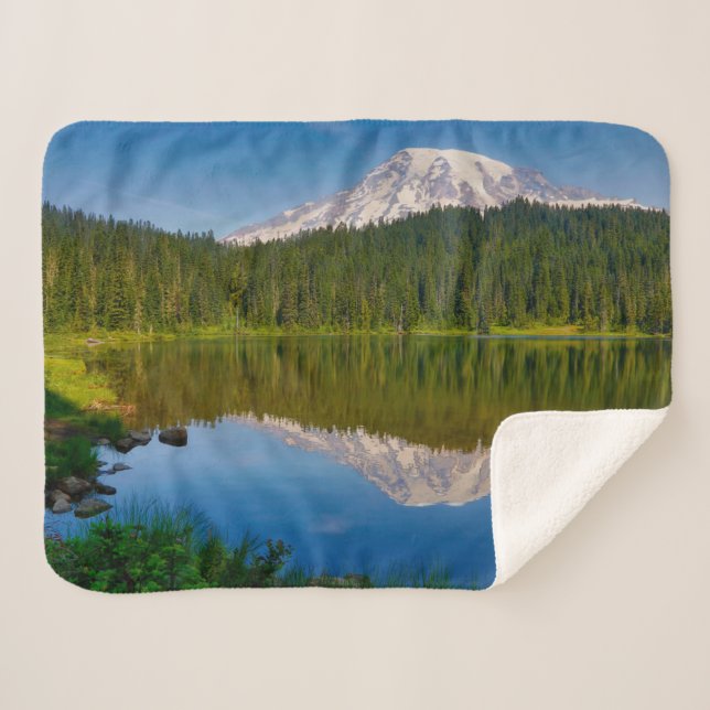 Manta Sherpa Monte Rainier y Reflection Lake (Anverso (horizontal))