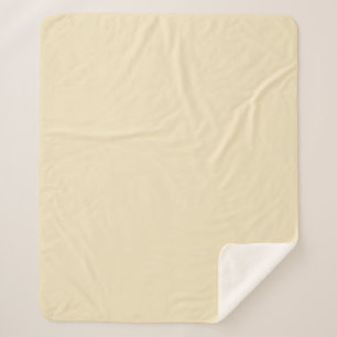 Manta Sherpa Moon pálida sólida amarillo