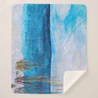 Manta Sherpa Moonstudio - La playa Sherpa Blanket de St. Andrew