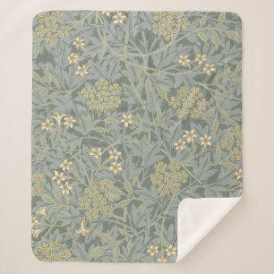 Manta Sherpa Morris Vine & Jasmine Garden Flower Classic