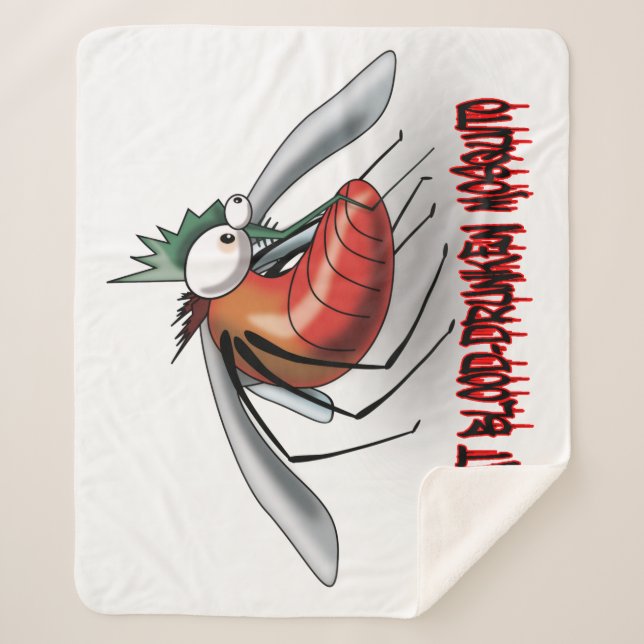 Manta Sherpa Mosquito humedecido con grasa (Anverso)