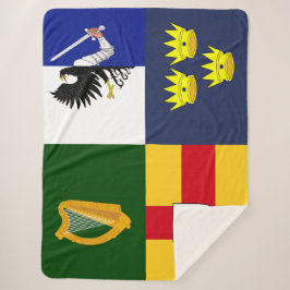 Manta Sherpa Mostrar tus colores - Brazos de Irlanda