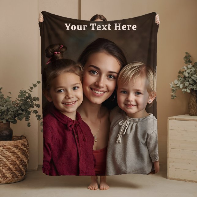 Manta Sherpa Mothers Day Sherpa Blanket Custom Photo Text Gifts (Subido por el creador)
