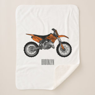 Manta Sherpa Motocicleta sucia fuera de carretera / motocross p