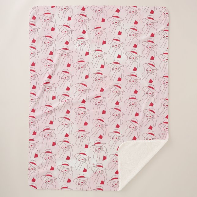 Manta Sherpa Mujer (Anverso)