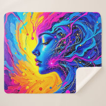 Mujer abstracta adorable