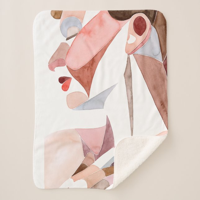 Manta Sherpa Mujer de la Edad Dorada (Anverso)