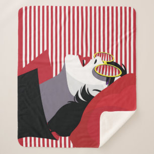 Manta Sherpa Mujer de moda del arte pop Vintage