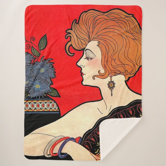 Manta Sherpa Mujer en 1925 (Anverso)