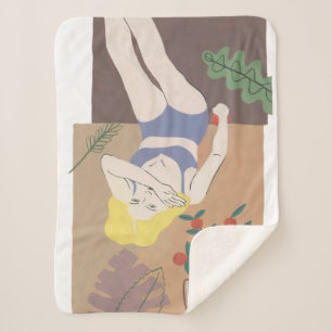 Manta Sherpa Mujer mentirosa