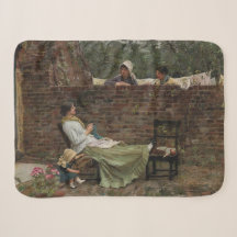 Mujeres Chateando sobre la pared del jardín (Gossi