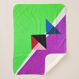 Manta Sherpa Multicolorizado