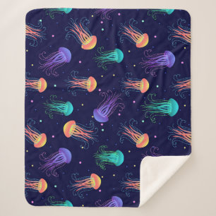Manta Sherpa Mundo de las medusas submarinas: patrón brillante.
