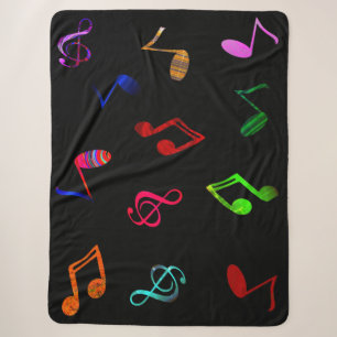 Manta Sherpa Music Sherpa Blanket