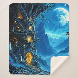 Manta Sherpa Mystic Tree Home Dreamscape