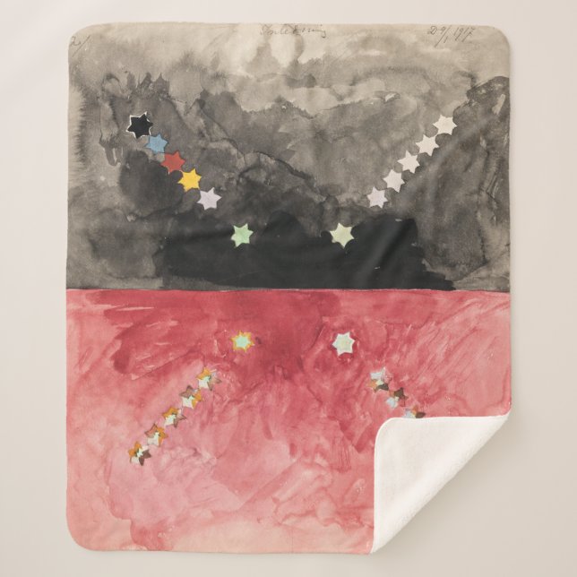 Manta Sherpa Nº A (Serie Átomo) | Hilma af Klint | (Anverso)