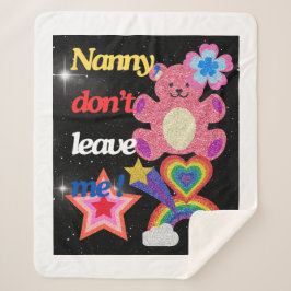 Manta Sherpa Nanny, ¡no me dejes!