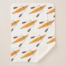 Naranja Kayak con Oars