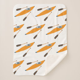 Manta Sherpa Naranja Kayak con Oars