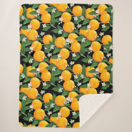 Manta Sherpa Naranjas