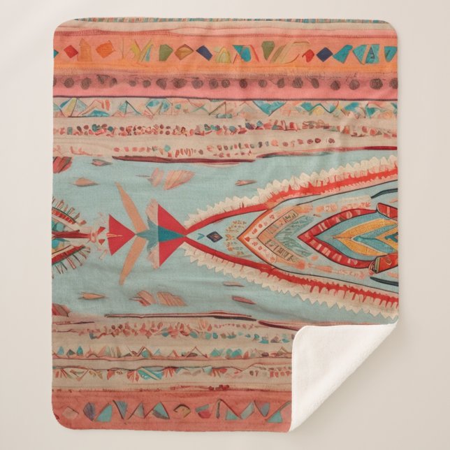 Manta Sherpa Native America Pattern (Anverso)