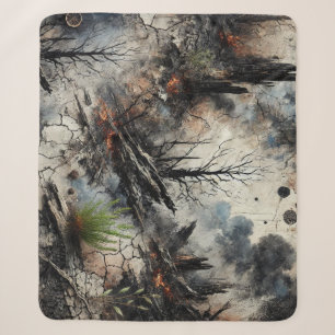 Manta Sherpa Naturaleza resiliente Sherpa Blanket - Diseño de a