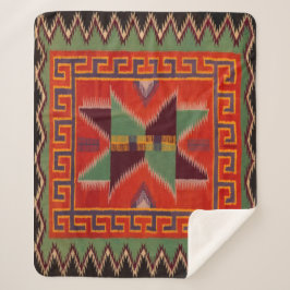 MANTA SHERPA NAVAJO INDIAN 1800 HORSE SADDLE BLANKET SHERPA