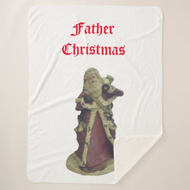 MANTA SHERPA "NAVIDAD DE PADRE" (Anverso)