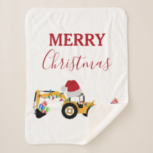 Manta Sherpa Navidades Backhoe Construction Truck
