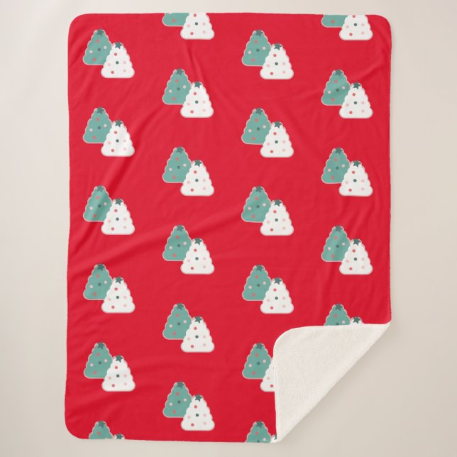 Manta Sherpa Navidades Cocinas Rocian Tratamientos de panadería (Anverso)