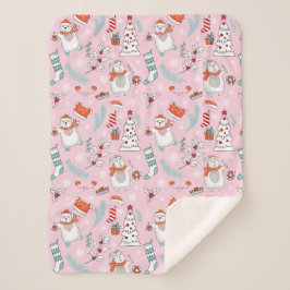 Manta Sherpa Navidades cortos Sherpa Blanket