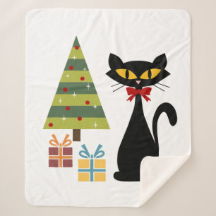 Manta Sherpa Navidades de Mid Century Sherpa Blanket