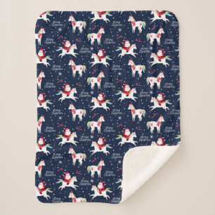 Manta Sherpa Navidades divertidos